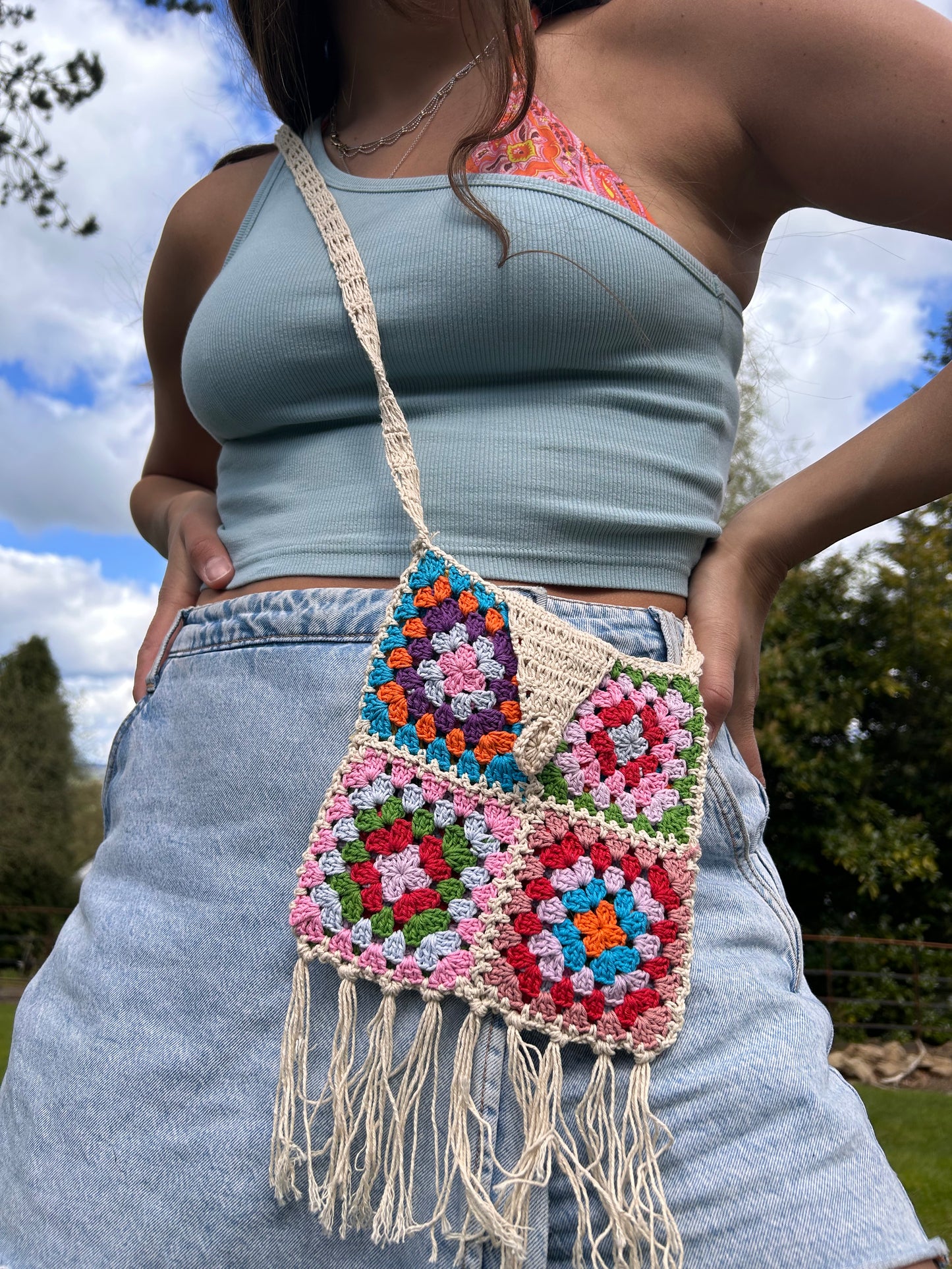 Granny Square Mini Bag