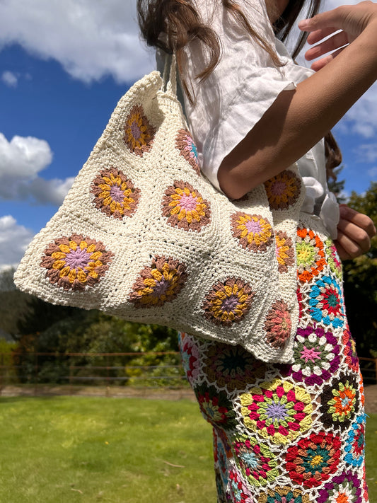 Granny Square Tote Bag