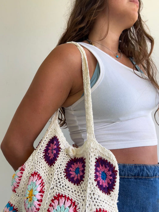 Granny Square Tote Bag