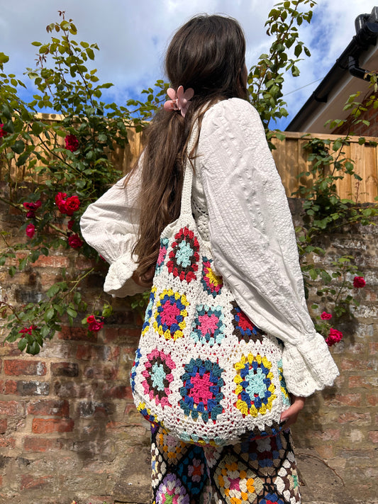 Granny Square Tote Bag