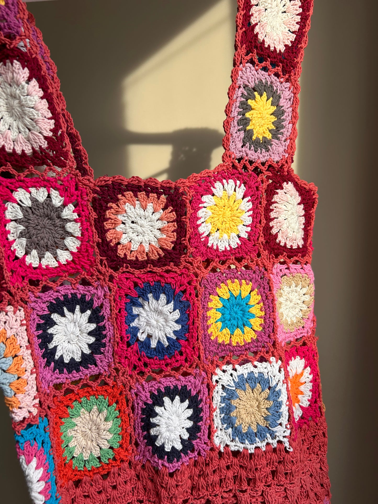 Granny Square Crochet Dress - XL