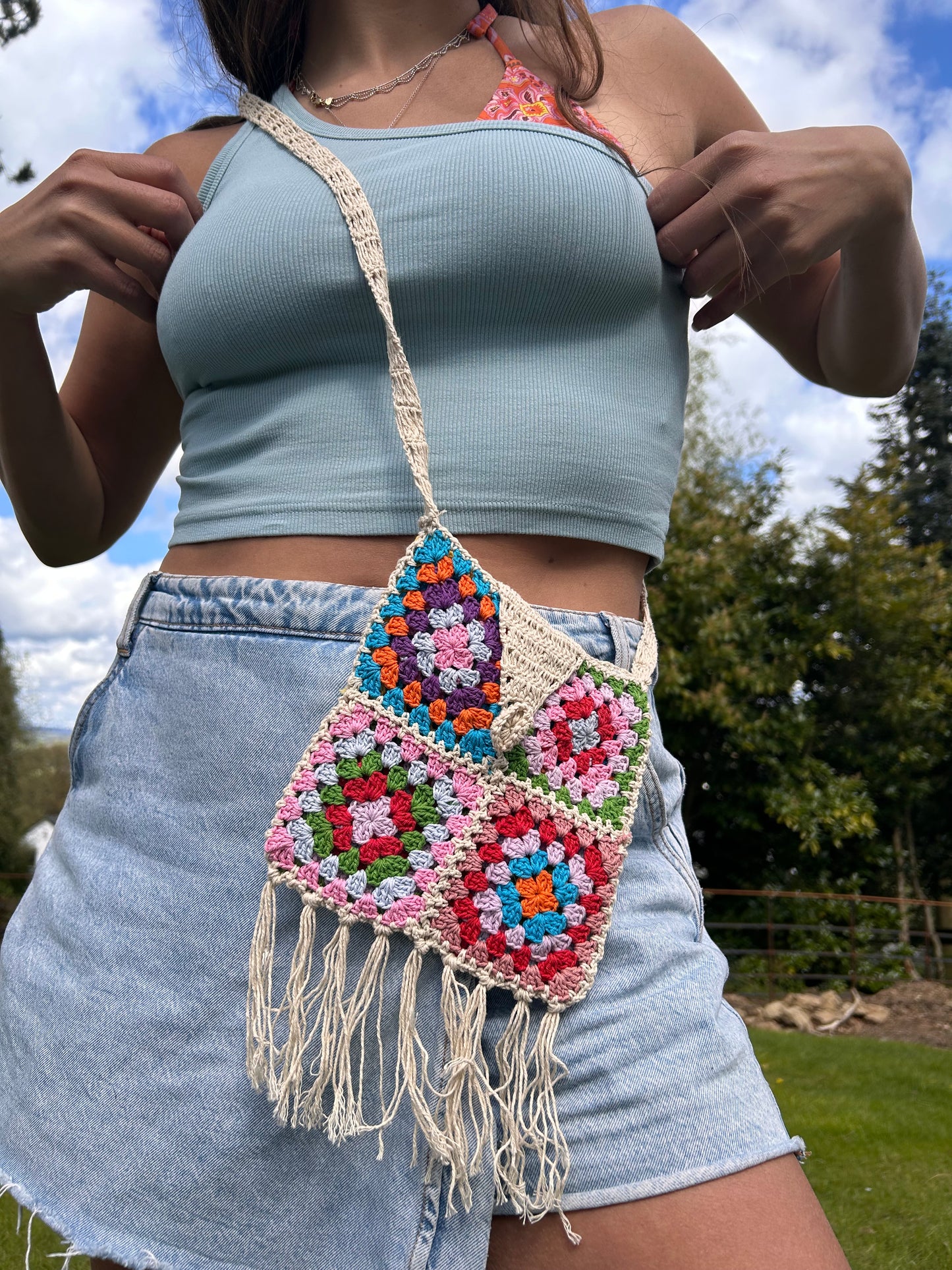 Granny Square Mini Bag